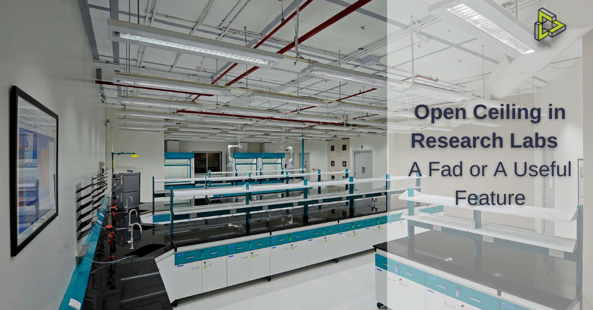 Open/suspended Ceiling in Research Labs