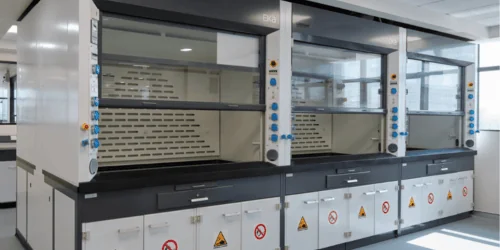 EKA fume hood featured on the home page, showcasing high-performance containment, energy-efficient airflow, and advanced safety for modern laboratories.